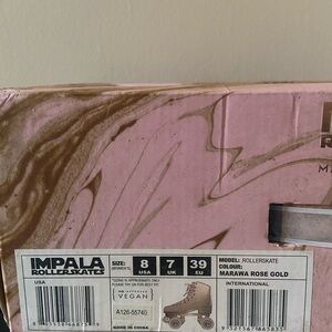 Impala Rollerskates Women's Rose Gold Skates